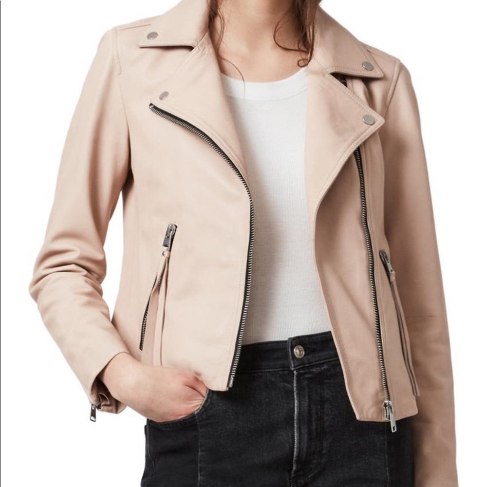 [All Saints] Dalby Leather Biker Jacket